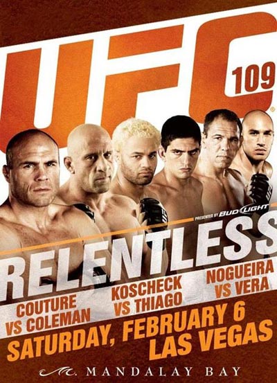 ufc 109 relentless mma