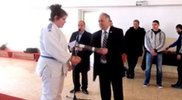 Кметът на община Разлог награди световна вицешампионка по самбо