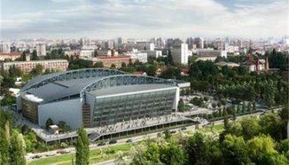 Строежът на спортната зала е по-сложен от НДК