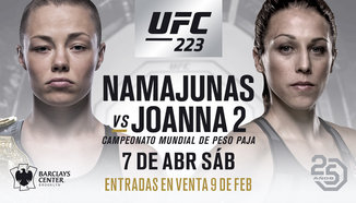 UFC 223: В октагона с Namajunas срещу Joanna 2
