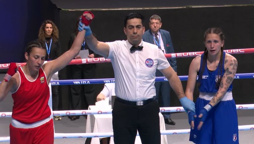 И Аслъхан Мехмедова на четвъртфинал на Европейското по бокс