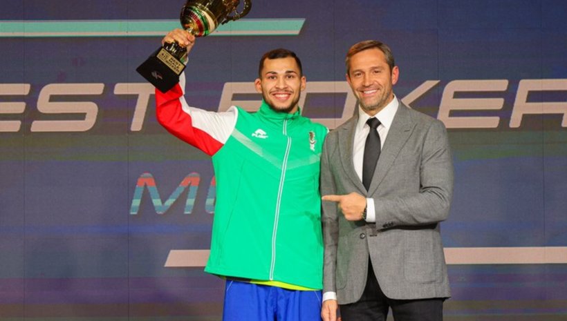 Радослав Росенов с приза за №1 в Европа