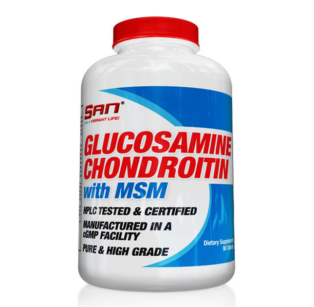 SAN - Glucosamine, Chondroitin and MSM / 180 tabs.