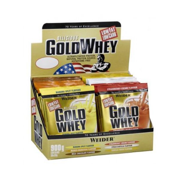 Weider - Gold Whey Protein / 30 pak