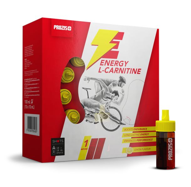Prozis Energy Carnitine 3000 + Guarana &amp; Taurine / 10 ампули
