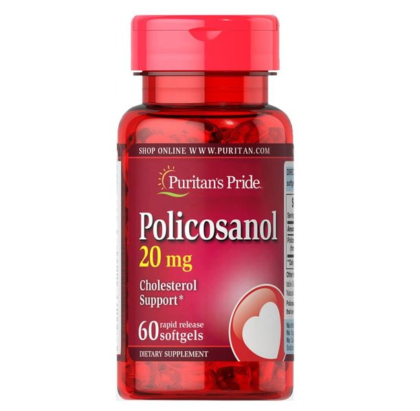 Puritan's Pride - Policosanol 20 мг / 60 капсули​