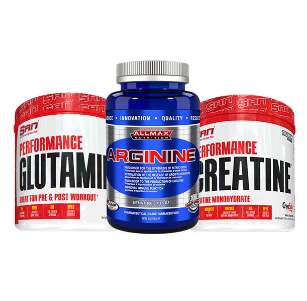 STACK обем и възстановяване -  Creatine + Glutamine + Arginine​