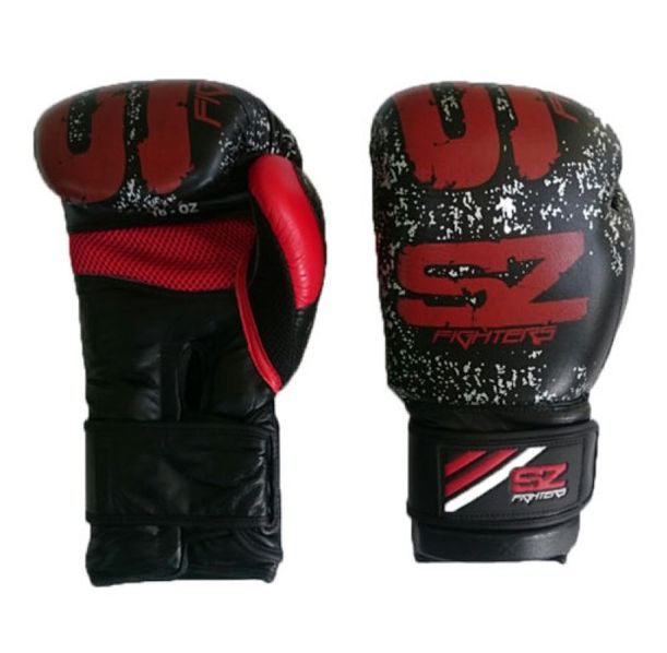 SZ Fighters - Боксови ръкавици Evo Beast / Черни (Естествена кожа)