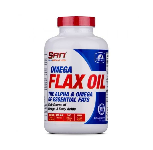 SAN - Omega Flax Oil / 200caps.