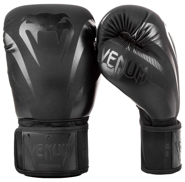 Боксови Ръкавици - Venum Impact Boxing Gloves - Black/Black​