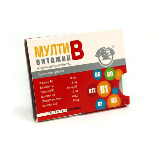 NikSen - Мулти Витамин B / 40 таблетки​