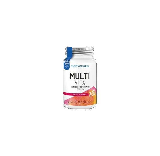 Nutriversum - Multi Vita | Complex Multivitamin Formula / 60 Таблетки, 30 дози