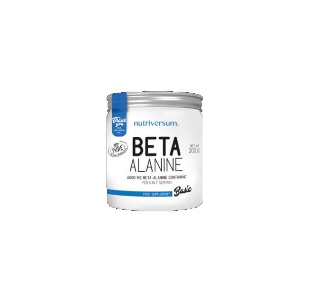 Nutriversum - Beta Alanine Powder | 100% Pure / 200 грама, 100 дози