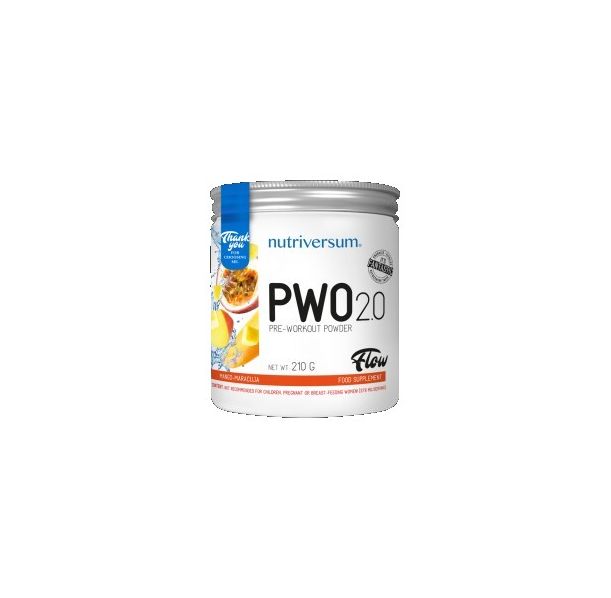 Nutriversum - PWO 2.0 Flow | Pre-Workout Powder / 210 грама, 30 дози