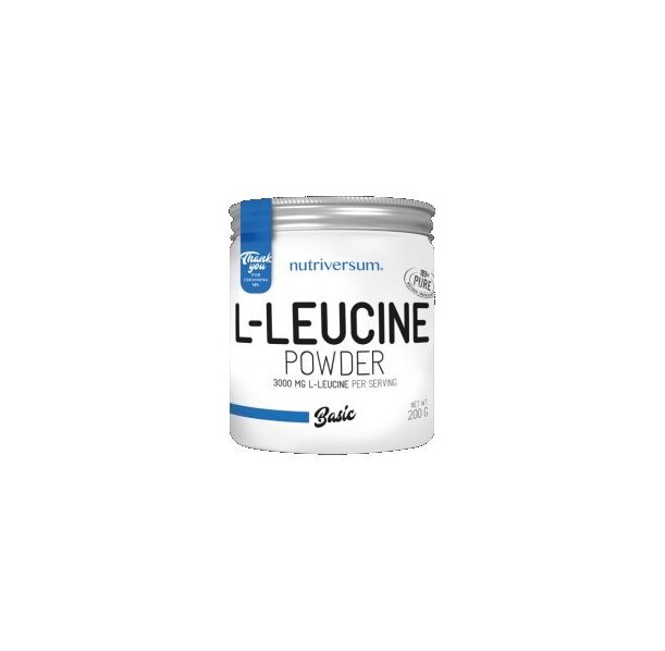 Nutriversum - L-Leucine Powder | 100% Pure Leucine / 200 грама, 66 дози