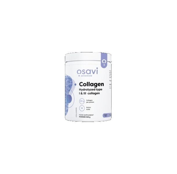 Osavi - Collagen Hydrolyzed Peptides | Type I &amp; III / 300 грама, 15 дози