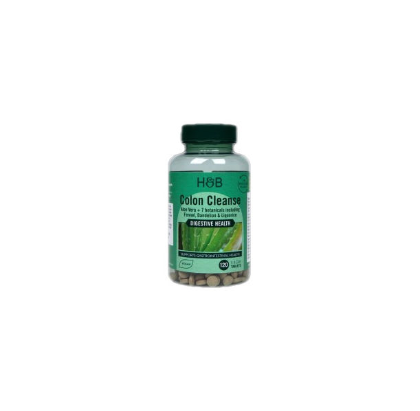 Holland And Barrett - Aloe Vera Colon Cleanse 330 mg / 120 Таблетки, 120 дози