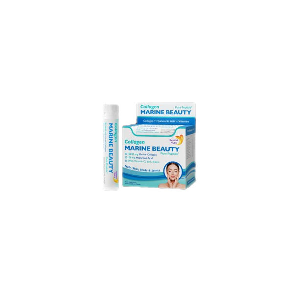 Swedish Nutra - Collagen Marine Beauty | added Vitamin C, Zinc, Biotin and Hyaluronic Acid / 25 мл