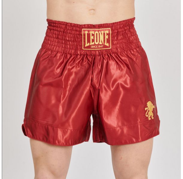 Leone - BASIC 2 KICK SHORTS - Bordeaux - Муай Тай Шорти - AB970