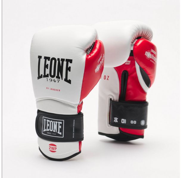 Боксови ръкавици - Leone - BOXING GLOVES IL TECNICO 3 - White / GN113