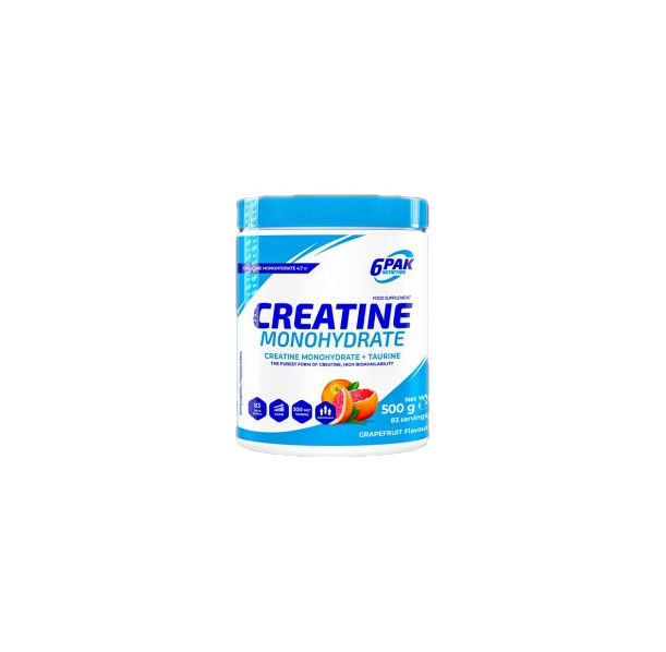 6PAK Nutrition - Creatine Monohydrate / 500 грама, 83 дози
