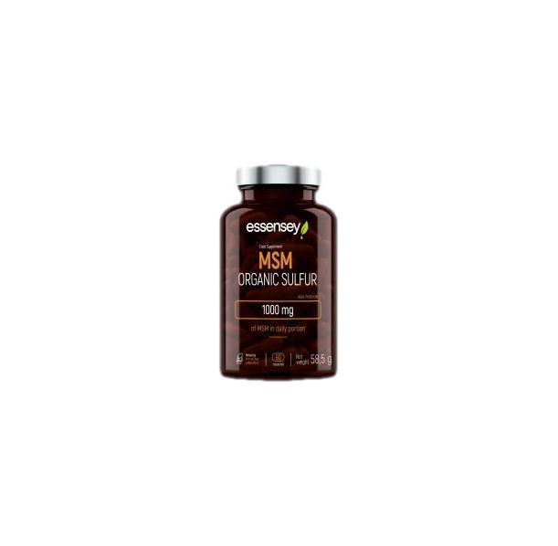 ESSENSEY - MSM Organic Sulfur 500 mg / 90 капсули, 45 дози