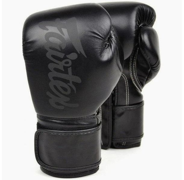 Боксови Ръкавици - Fairtex BGV14 Thai Boxing Gloves - Black/Black