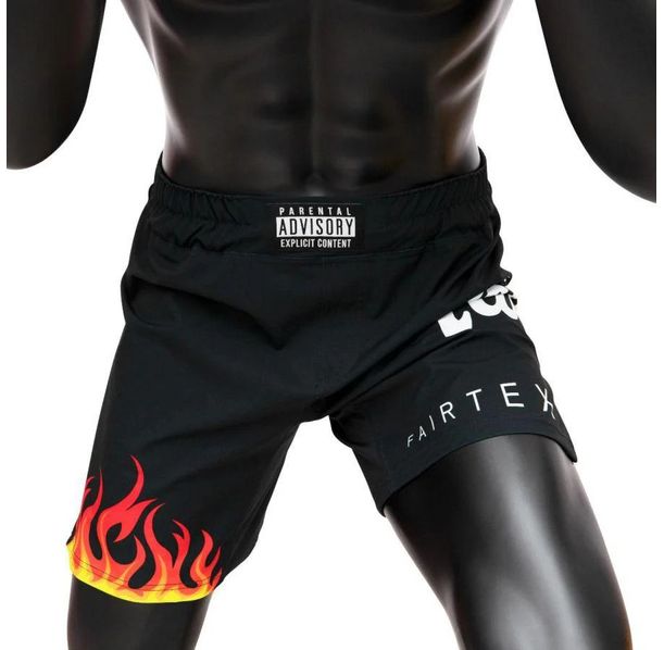 ММА Шорти - Fairtex MMA shorts AB12 Burn - Black