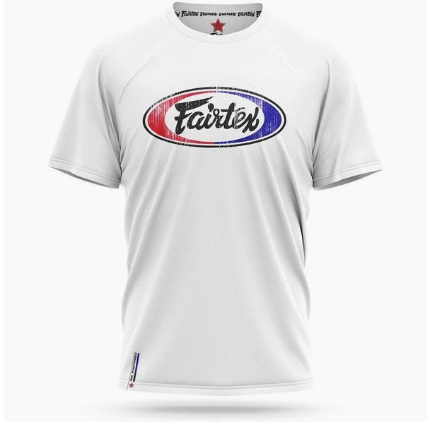 Тениска - Fairtex T-shirt Vintage TS4 - White​