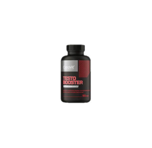 OstroVit - Testo Booster | with Tribulus, Fenugreek, Maca, DAA & Ginseng / 90 капсули, 30 дози
