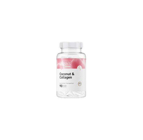 OstroVit - Coconut & Collagen | Marine Collagen with MCT / 90 капсули, 45 дози