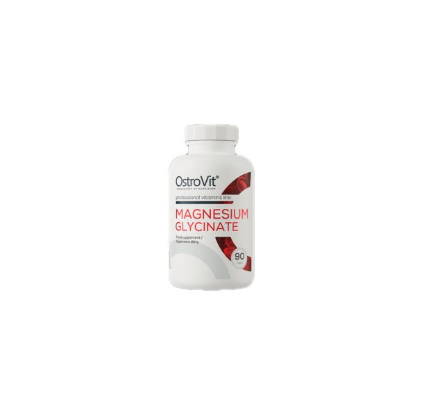 OstroVit - Magnesium Glycinate | 400 mg Serving of Magnesiuim Bisglycinate / 90 капсули, 30 дози