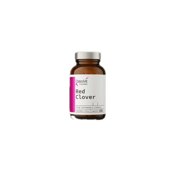 OstroVit - Red Clover 500 mg | with 8% Isoflavones / 60 капсули, 60 дози