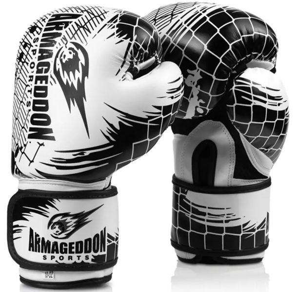 ARMAGEDDON - Боксови Ръкавици / Изкуствена кожа - Бели​