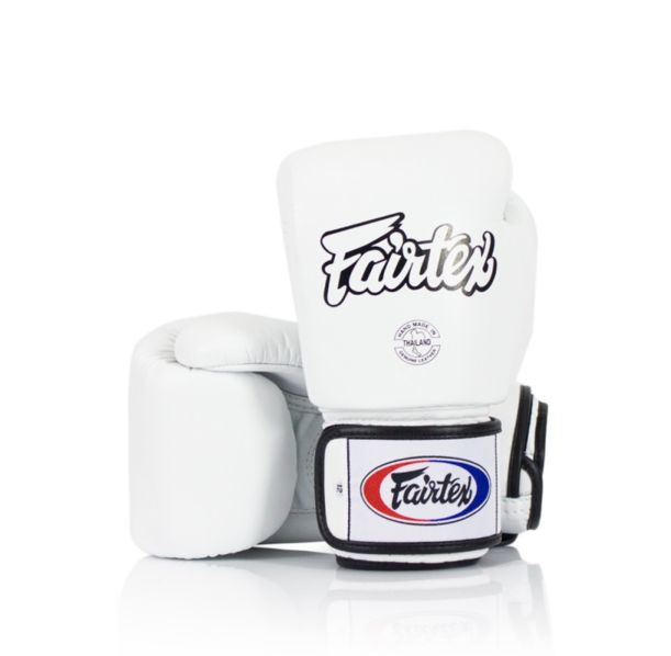 Боксови Ръкавици - Fairtex BGV1 Thai Boxing Gloves - White