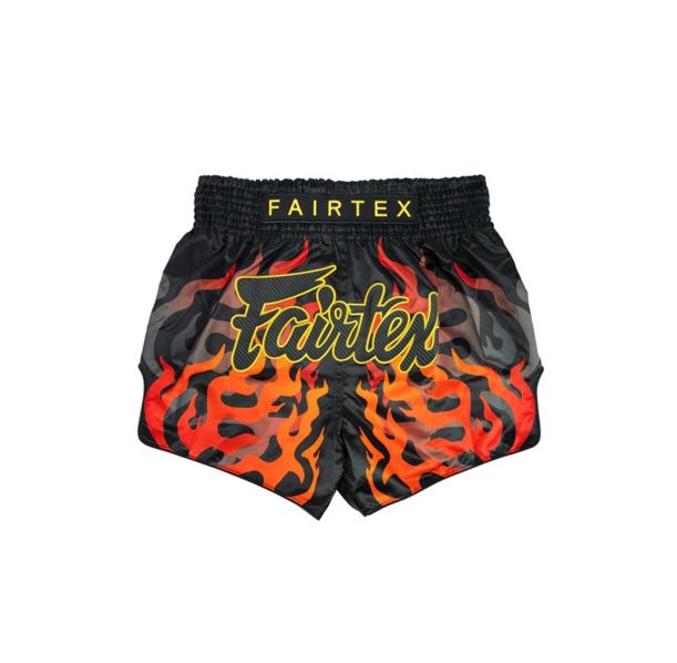 Шорти - Fairtex Muay Thai Shorts Volcano BS1921 - Black/Red