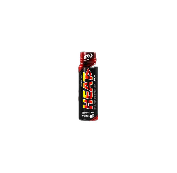 6PAK Nutrition - Heat Shot / Thermogenic & Endurance Enhancer / 80 мл, 2 дози