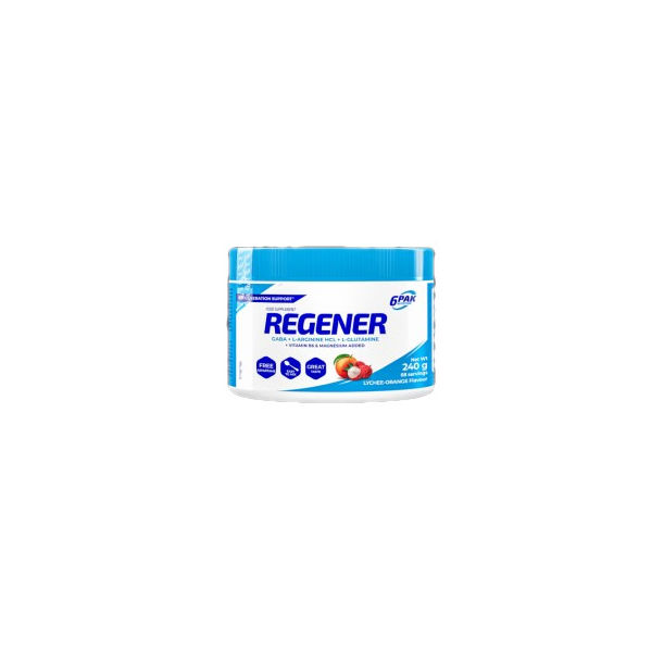6PAK Nutrition - REGENER | GABA, L-Arginine & L-Glutamine / 240 грама, 68 дози