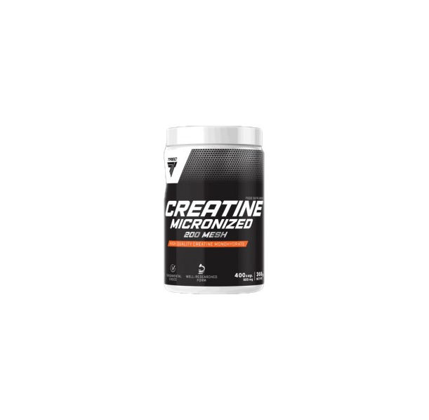 Trec Nutrition - Creatine Micronized 200 Mesh | High Quality Creatine Monohydrate Caps / 400 капсули, 66 дози