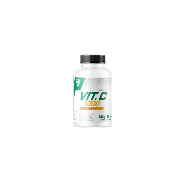 Trec Nutrition - Vit. C 1000 | Vitamin C 1000 mg / 90 капсули, 90 дози
