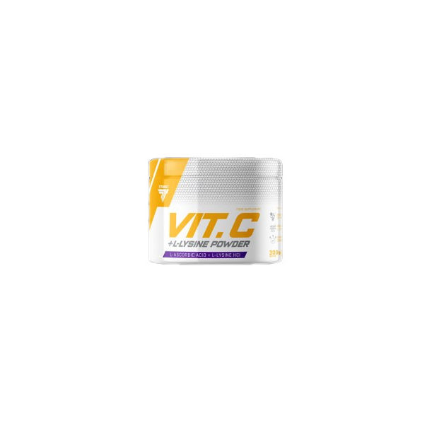 Trec Nutrition - Vitamin C + L-Lysine Powder / 300 грама, 300 дози