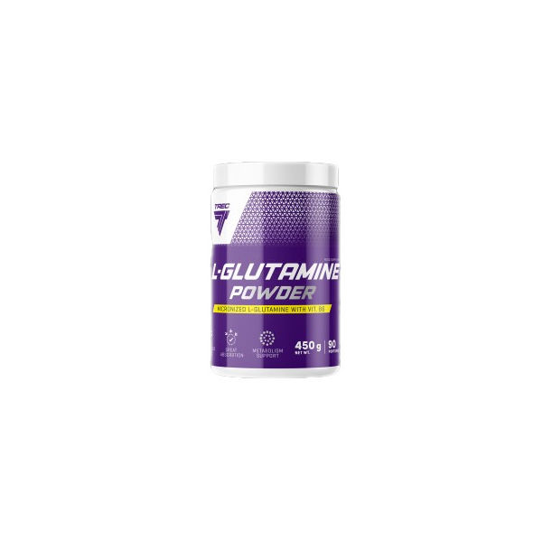 Trec Nutrition - L-Glutamine Powder | Micronized Glutamine with Vit. B6 / 450 грама, 90 дози