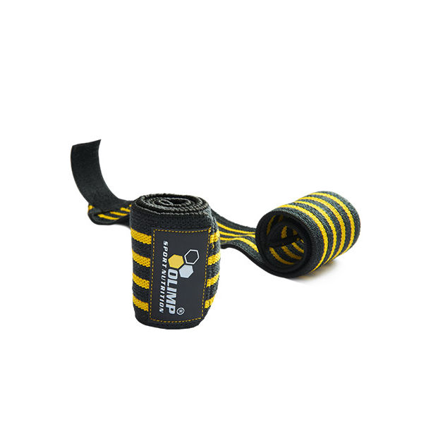 OLIMP Hardcore Wrist Wraps / Yellow