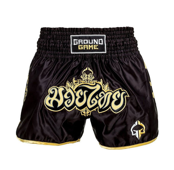 Шорти - Ground Game - MUAY THAI SHORTS GOLD