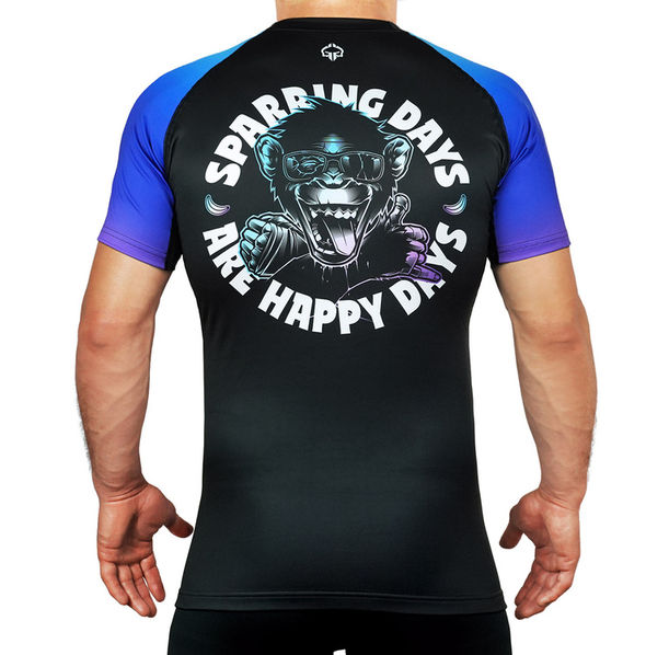 Рашгард - Ground Game - RASHGUARD CHEEKY MONKEY SHORT SLEEVE