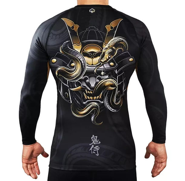 Рашгард - Ground Game - RASHGUARD ONI SAMURAI LONG SLEEVE