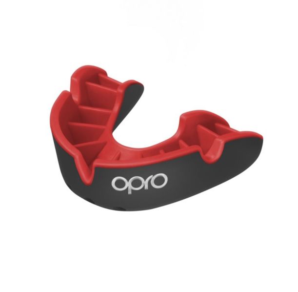 Протектор за уста - OPRO Silver Level Mouthguard - Black/Red