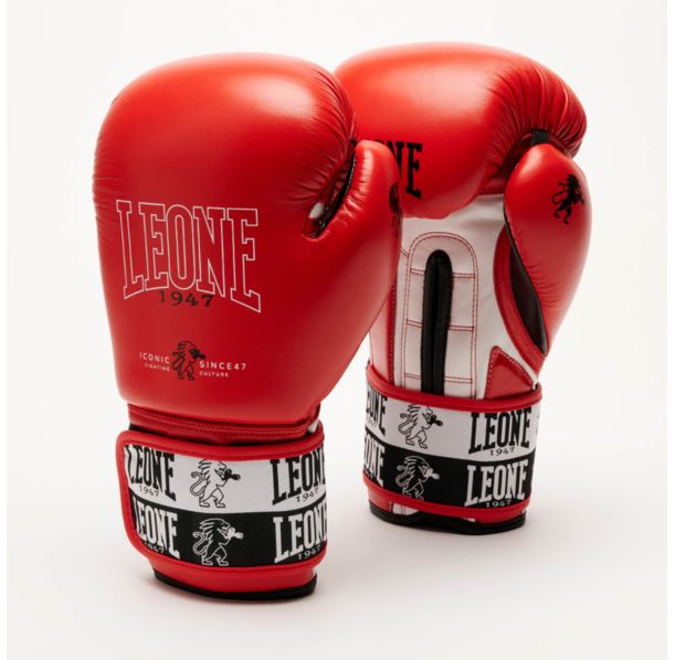 Leone - ICONIC BOXING GLOVES GN208 / Red