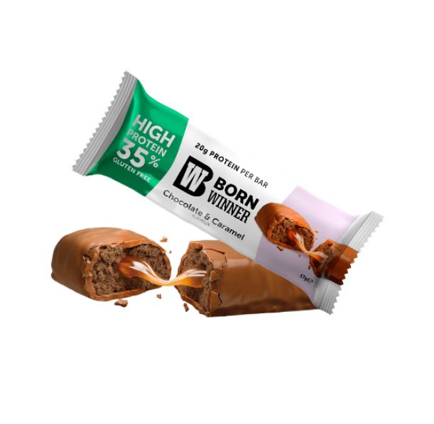 BORN WINNER CORE High Protein 35% bar Chocolate and Caramel 57 гр