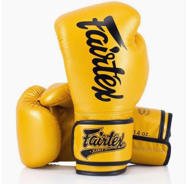 Боксови Ръкавици - Fairtex BGV18 Boxing Gloves Super Sparring - Gold